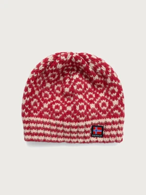 Devold czapka wełniana Svalbard Wool czerwony
