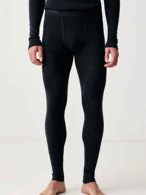 Devold legginsy funkcyjne męskie wełniane Adventure Merino granatowy