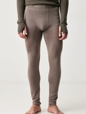 Devold legginsy funkcyjne męskie wełniane Breeze Merino brązowy