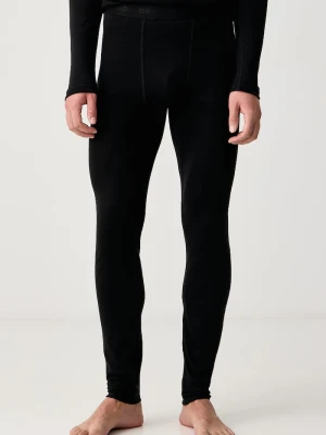 Devold legginsy funkcyjne męskie wełniane Breeze Merino czarny