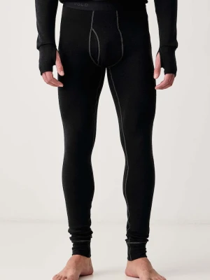 Devold legginsy termoaktywne męskie z wełny merino Expedition Merino czarny