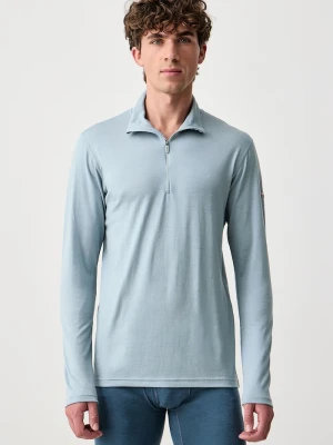 Devold longsleeve funkcyjny męski wełniany Breeze Plus Merino niebieski
