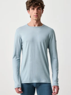 Devold longsleeve funkcyjny męski wełniany Breeze Plus Merino niebieski
