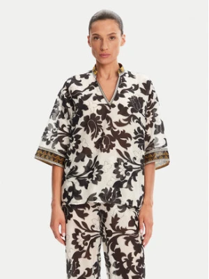 Devotion TWINS Bluzka Ethnic 025.004G Czarny Loose Fit