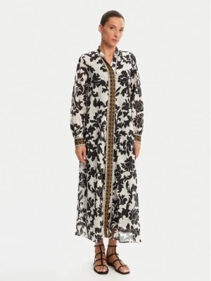 Devotion TWINS Sukienka letnia Armoni 025.306G Czarny Loose Fit