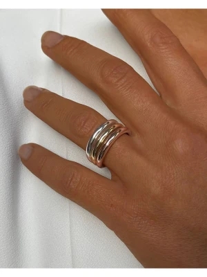 DI GIORGIO Pozłacany pierścionek rozmiar: 52