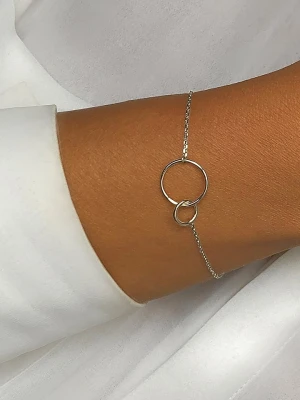 DI GIORGIO Srebrna bransoletka z elementem ozdobnym rozmiar: onesize