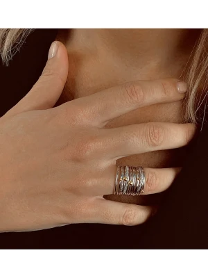 DI GIORGIO Srebrny pierścionek rozmiar: 54