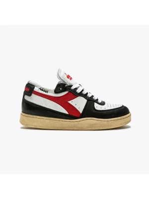 Diadora Skórzane sneakersy w kolorze biało-czarno-czerwonym rozmiar: 37