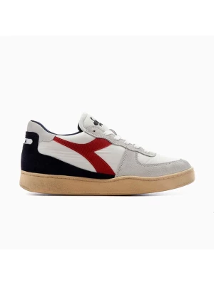 Diadora Skórzane sneakersy w kolorze biało-szaro-czerwonym rozmiar: 40