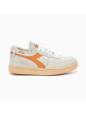 Diadora Skórzane sneakersy w kolorze kremowo-pomarańczowym rozmiar: 40