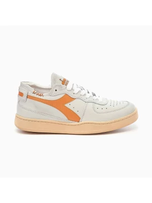 Diadora Skórzane sneakersy w kolorze kremowo-pomarańczowym rozmiar: 42,5