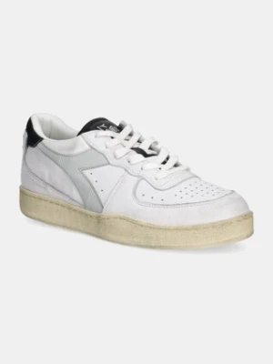 Diadora sneakersy skórzane Mi Basket Low Used