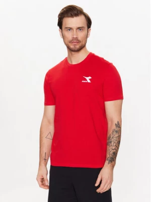 Diadora T-Shirt Ss Core 102.179485 Czerwony Regular Fit