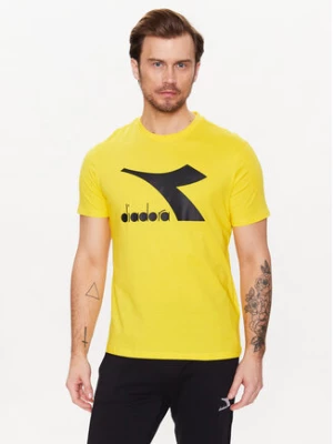 Diadora T-Shirt Ss Core 102.179759 Żółty Regular Fit