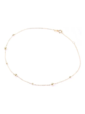 Diamant Exquis Złota bransoletka z elementem ozdobnym na kostkę rozmiar: onesize