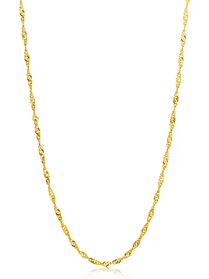 Revoni Złoty naszyjnik - dł. 45 cm rozmiar: onesize