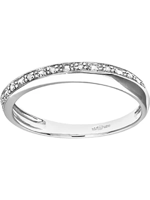 Diamant Exquis Złoty pierścionek rozmiar: 56