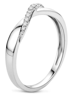 Diamant Exquis Złoty pierścionek z diamentami rozmiar: 52