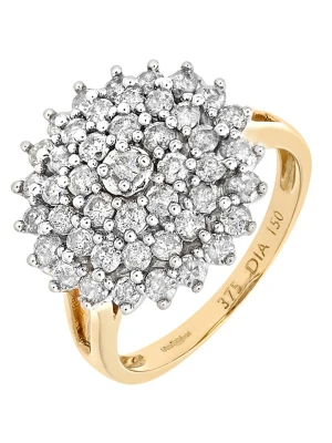 Diamant Exquis Złoty pierścionek z diamentami rozmiar: 54