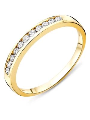 Revoni Złoty pierścionek z diamentami rozmiar: 60