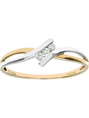 Diamant Exquis Złoty pierścionek z diamentami rozmiar: 51