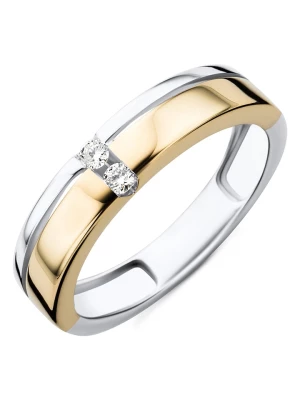 Diamant Exquis Złoty pierścionek z diamentami rozmiar: 56