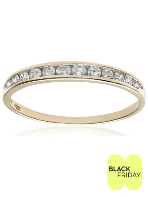 Diamant Exquis Złoty pierścionek z diamentami rozmiar: 56