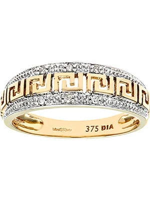 Rinani Złoty pierścionek z diamentami rozmiar: 63