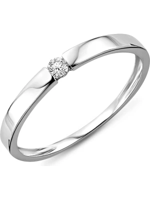 Diamant Exquis Złoty pierścionek z diamentem rozmiar: 52