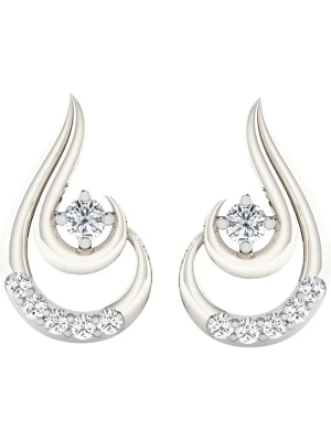 Diamant Vendôme Złote kolczyki-wkrętki z diamentami rozmiar: onesize