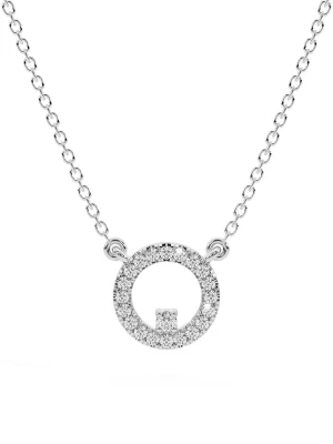 Diamant Vendôme Złoty naszyjnik z diamentami - dł. 40 cm rozmiar: onesize