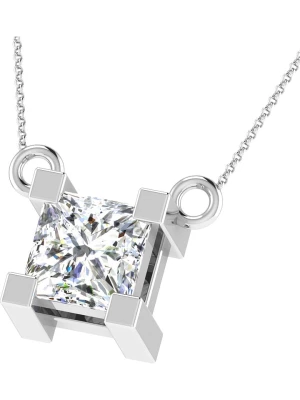 Diamant Vendôme Złoty naszyjnik z diamentem - dł. 40 cm rozmiar: onesize