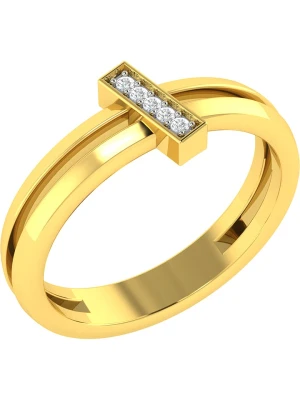 Diamant Vendôme Złoty pierścionek z diamentami rozmiar: 63