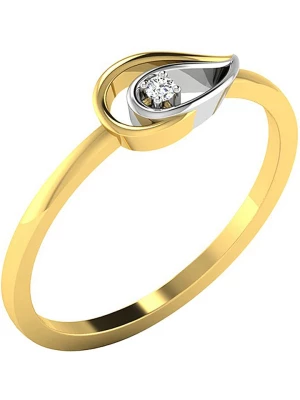 Diamant Vendôme Złoty pierścionek z diamentem rozmiar: 64