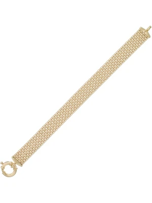 DIAMANTA Złota bransoletka "Maille Plate" rozmiar: onesize