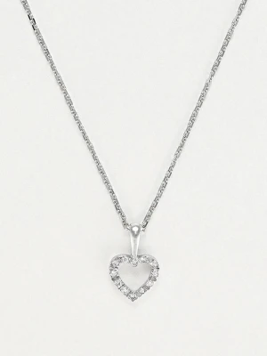 DIAMANTA Złota zawieszka "Mini coeur" z diamentami rozmiar: onesize