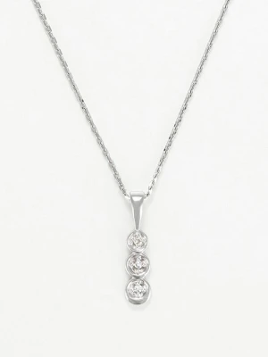 DIAMANTA Złota zawieszka "Mini trilogy" z diamentami rozmiar: onesize