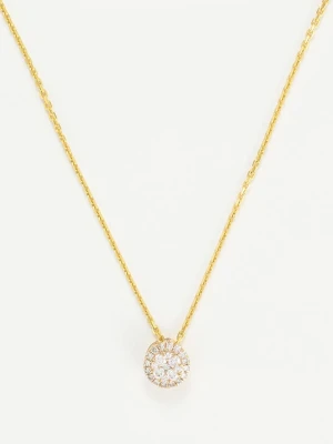 DIAMANTA Złota zawieszka "Mon Brillant" z diamentami rozmiar: onesize