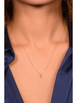 DIAMANTA Złota zawieszka "Mon Diamant PM" z diamentem rozmiar: onesize