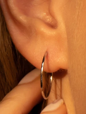 DIAMANTA Złote kolczyki-kreole "Sublime créoles" rozmiar: onesize