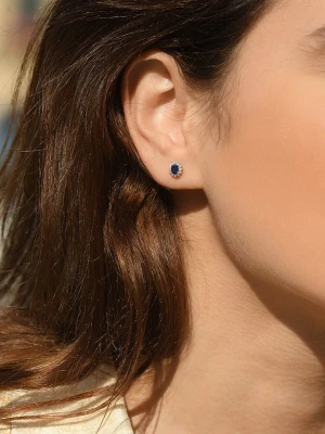 DIAMANTA Złote kolczyki-wkrętki z diamentami rozmiar: onesize