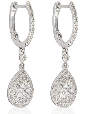 DIAMANTA Złote kolczyki z diamentami rozmiar: onesize