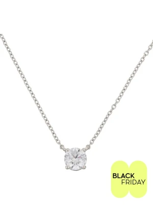 DIAMANTA Złoty naszyjnik "Collier Impérial" z diamentem - dł. 42 cm rozmiar: onesize