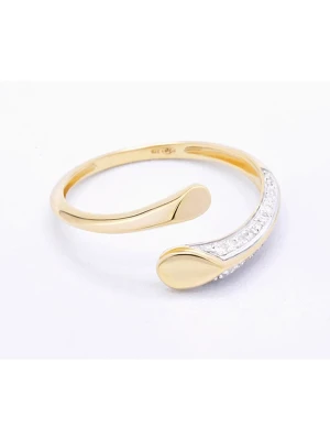 DIAMANTA Złoty pierścionek "Aenor" z diamentami rozmiar: 58