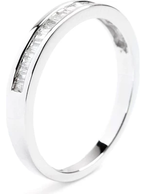 DIAMANTA Złoty pierścionek "Alliance Baguette" z diamentami rozmiar: 48