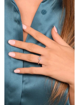 DIAMANTA Złoty pierścionek "Brillant Lucia" z diamentami rozmiar: 54