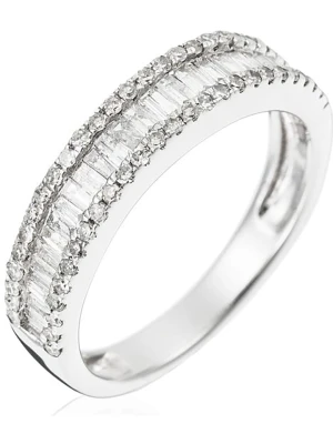 DIAMANTA Złoty pierścionek "Marabella" z diamentami rozmiar: 52