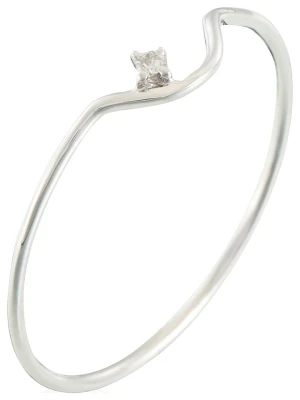 DIAMANTA Złoty pierścionek "Pudeur" z diamentem rozmiar: 54