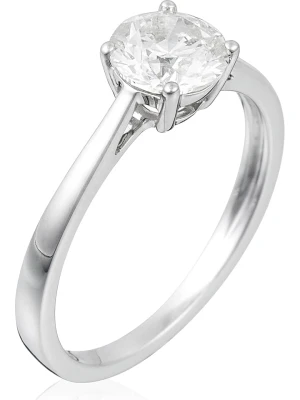 DIAMANTA Złoty pierścionek "Solitaire Impérial 1" z diamentem rozmiar: 52